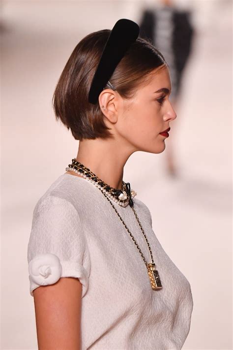 classic chanel hairstyles|chanel catwalk hair.